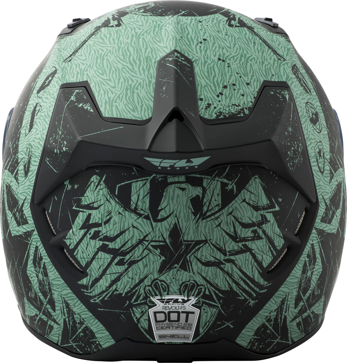 Revolt Liberator Helmet Matte Black/Green Xs
